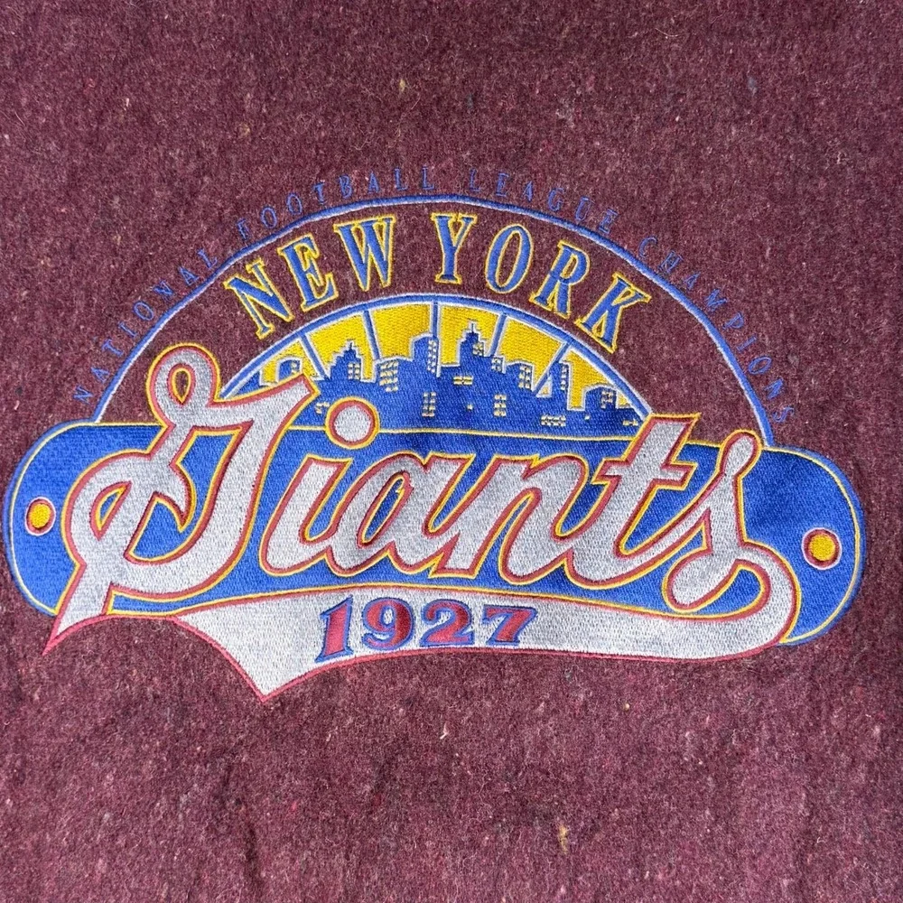 Vintage (90's) DeLong New York Giants Varsity Jacket Men's Size 46 (XL) USA Made